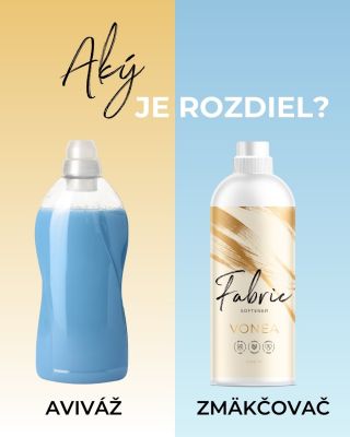 🧺 Aviváž ≠ zmäkčovač! Klasická aviváž zanecháva mastný film, znižuje savosť uterákov a môže dráždiť pokožku. 💛 VONEA...